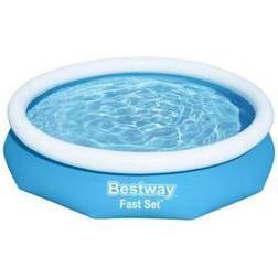 Bestway Fast Set 10â x 26â Round Inflatable Pool Set